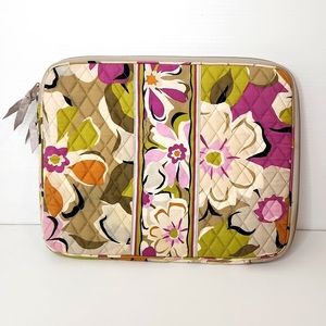 Vera Bradley quilted floral laptop sleeve case bag Portabella Road